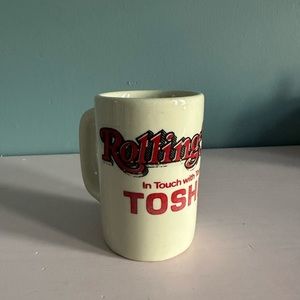 Vintage 80s rolling stone x Toshiba mug